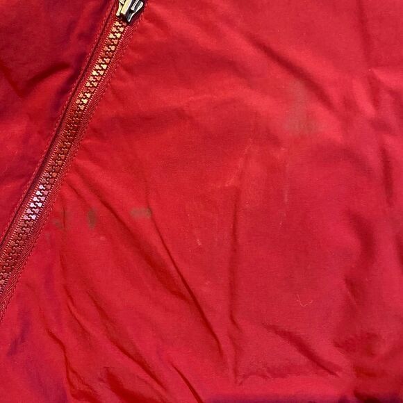Vintage LL Bean Men's Red Zip-Up Bomber Jacket Size XL - Picture 9 of 10